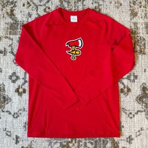 Banana Ball Firefighters EvoShield Red Long Sleeve Size XL NWOT
